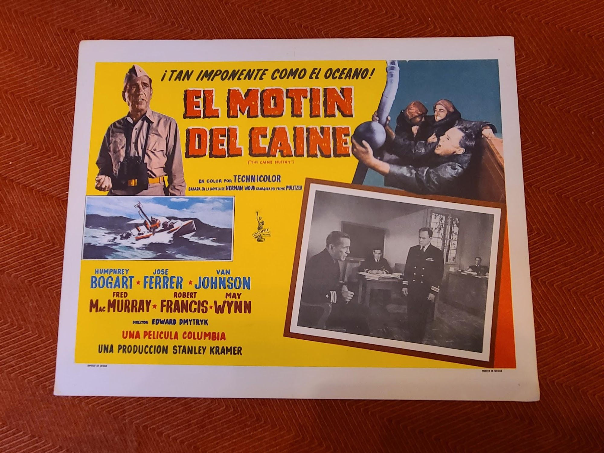 The Caine Mutiny 1954 Military/Aviation Lobby Cards