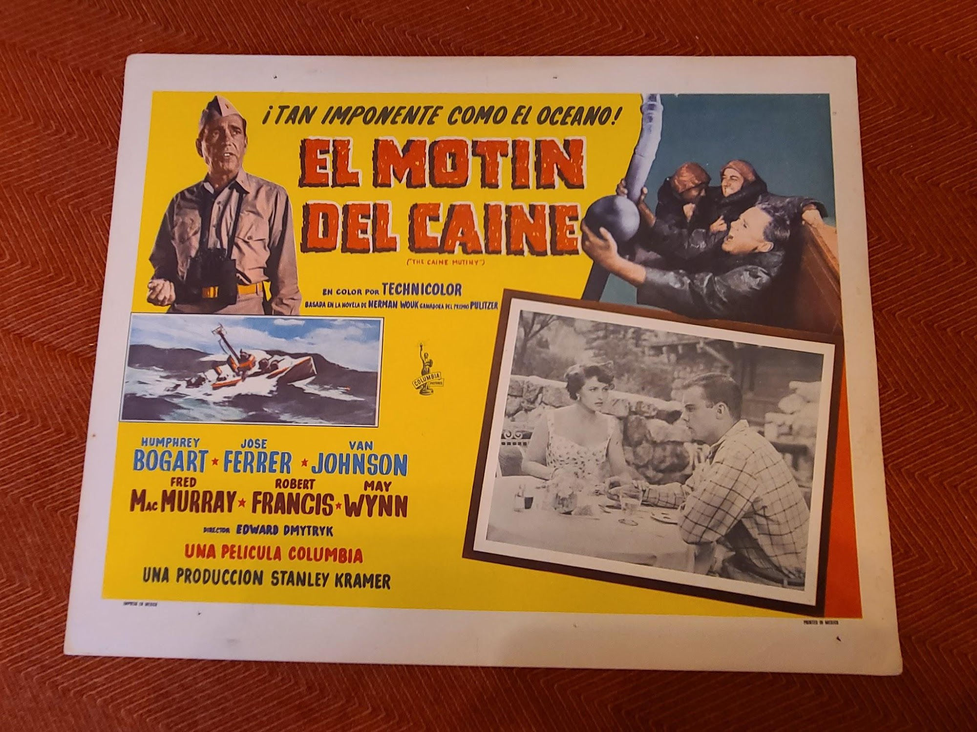 The Caine Mutiny 1954 Military/Aviation Lobby Cards