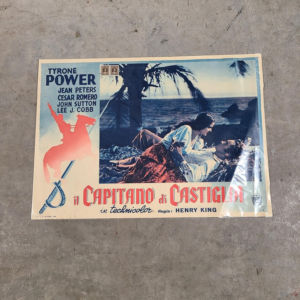 The Captain From Castile 1947 Italian Cards