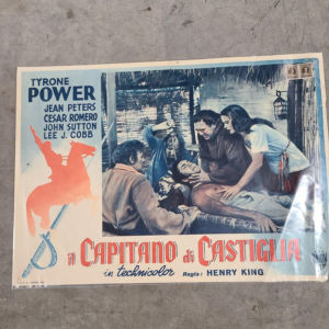 The Captain From Castile 1947 Italian Cards