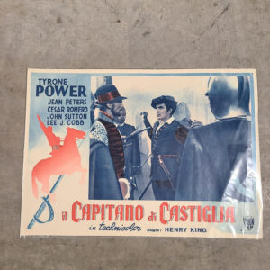 The Captain From Castile 1947 Italian Cards