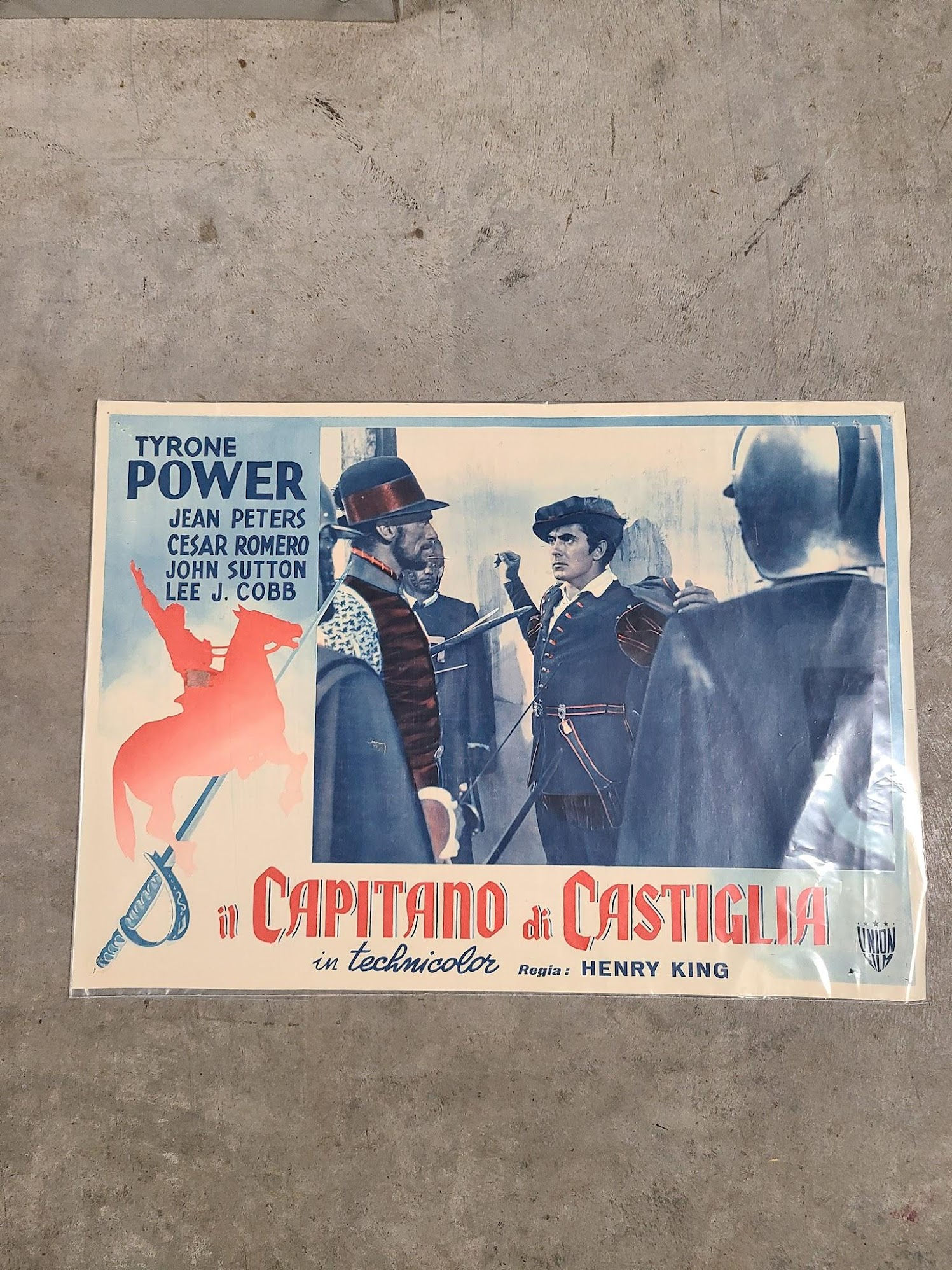 The Captain From Castile 1947 Italian Cards