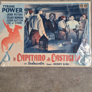 The Captain From Castile 1947 Italian Cards