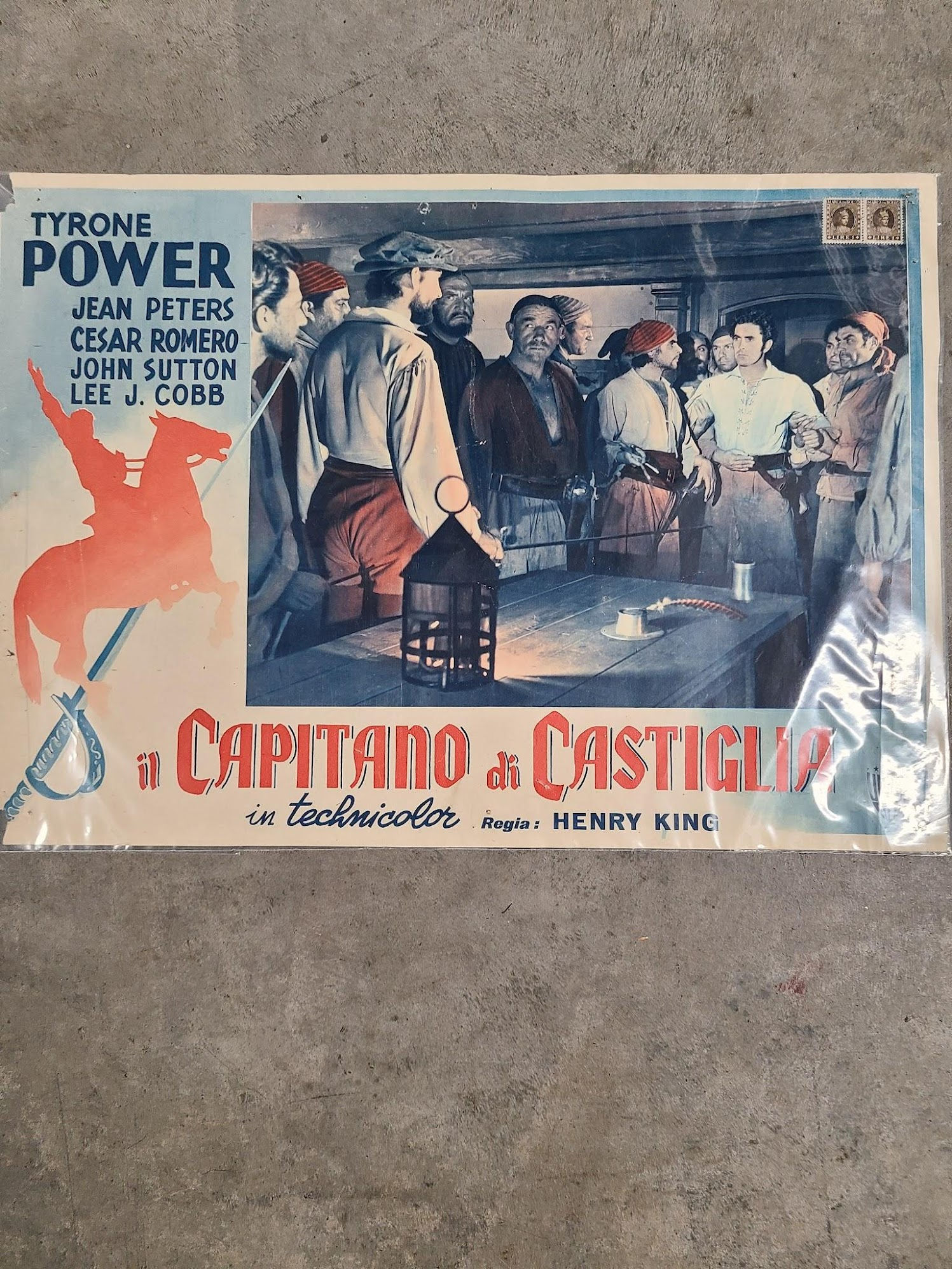 The Captain From Castile 1947 Italian Cards
