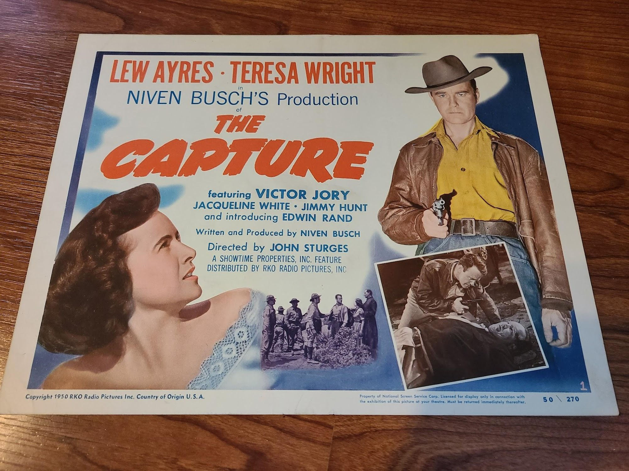The Capture 1950 Title Cards
