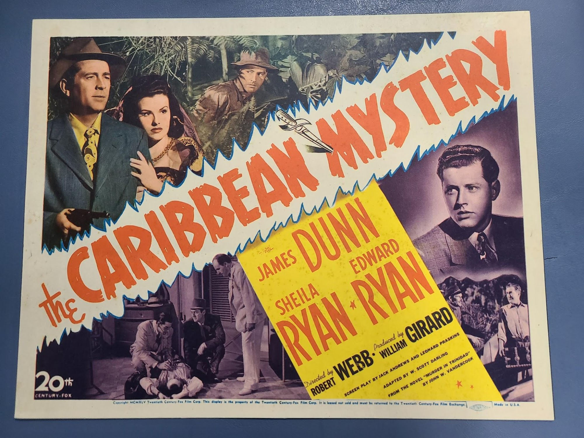 The Caribbean Mystery 1945 Title Cards