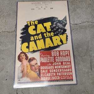 The Cat And The Canary 1939 Window Cards