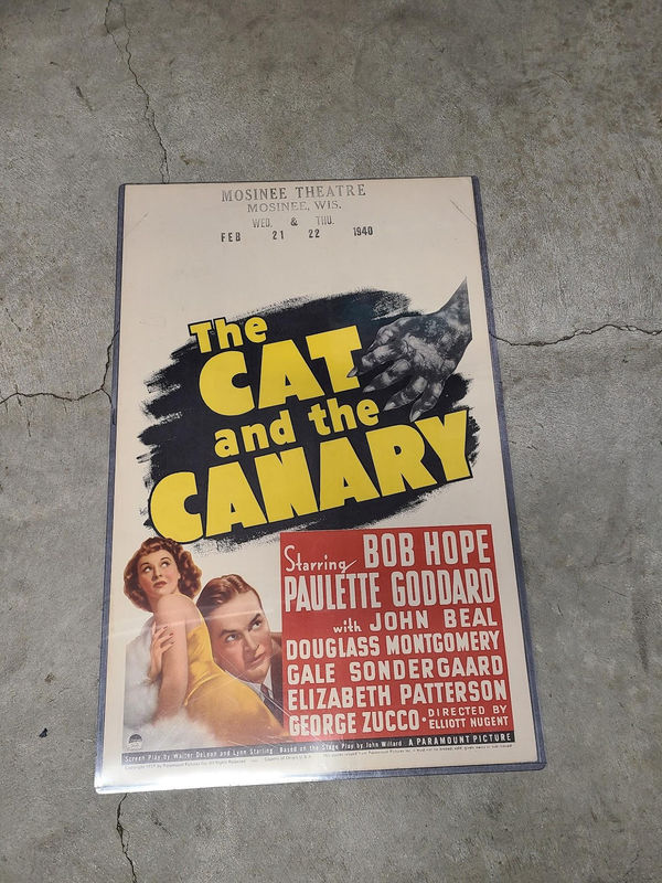 The Cat And The Canary 1939 Window Cards