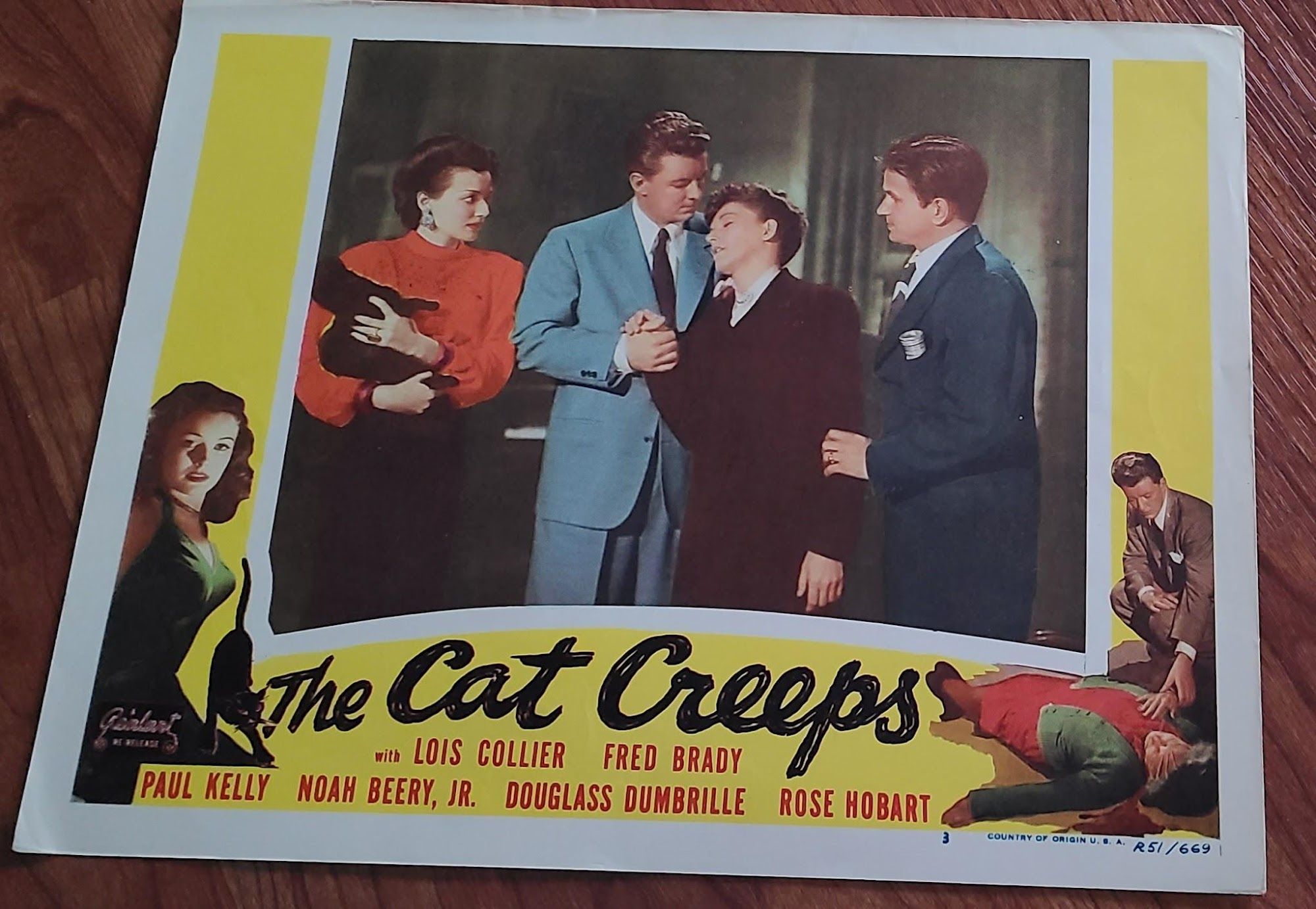 The Cat Creeps 1946 Scifi/Horror
