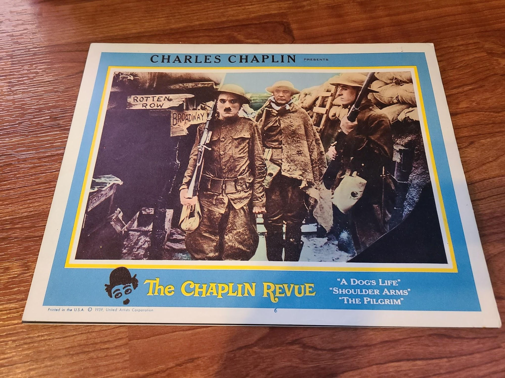 The Chaplin Revue 1959 Military/Aviation Lobby Cards