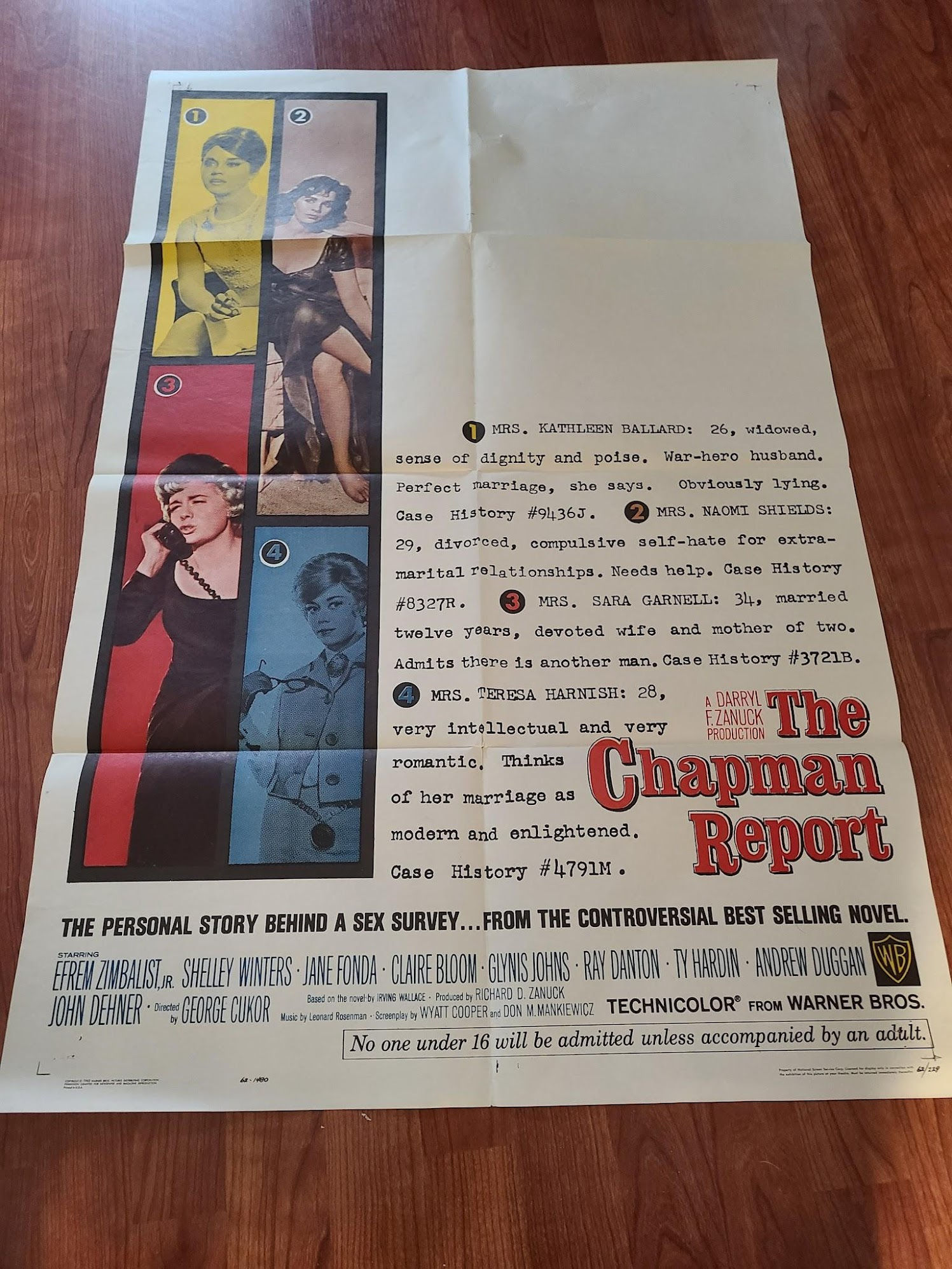 The Chapman Report 1962 1 Sheets/US