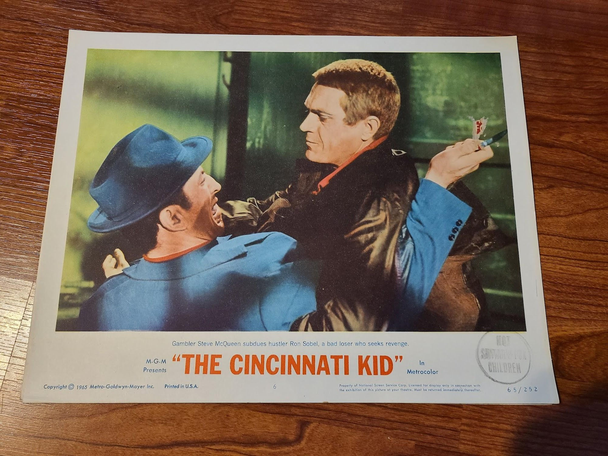 The Cincinnati KId 1965 General Lobby Cards