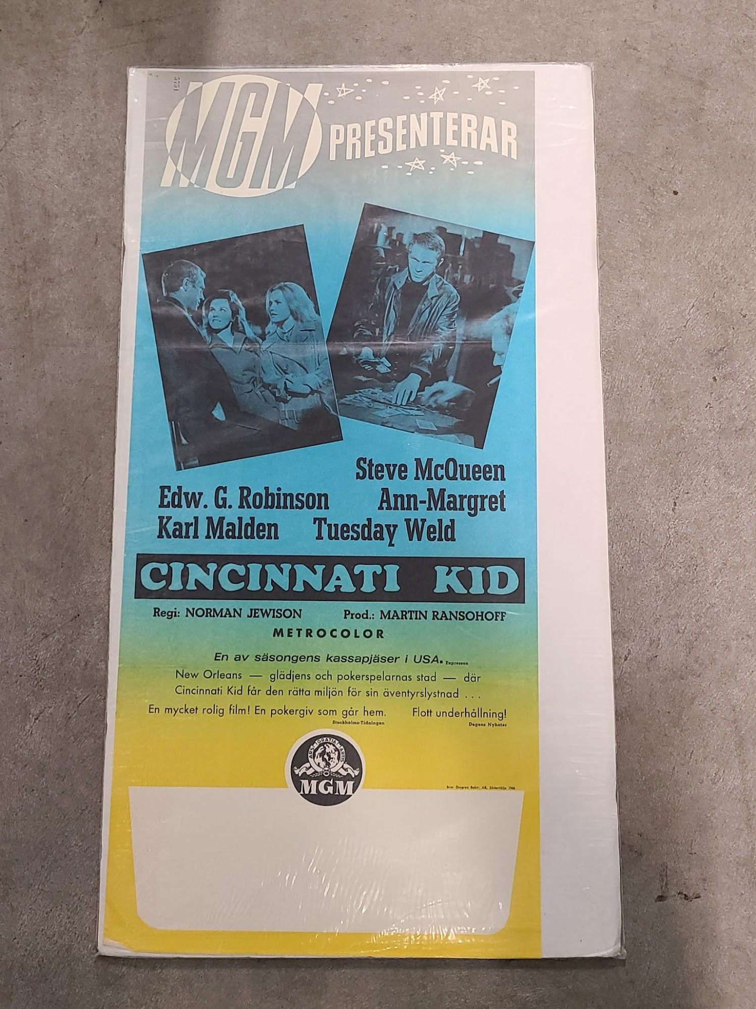 The Cincinnati Kid 1965 Swedish Slope