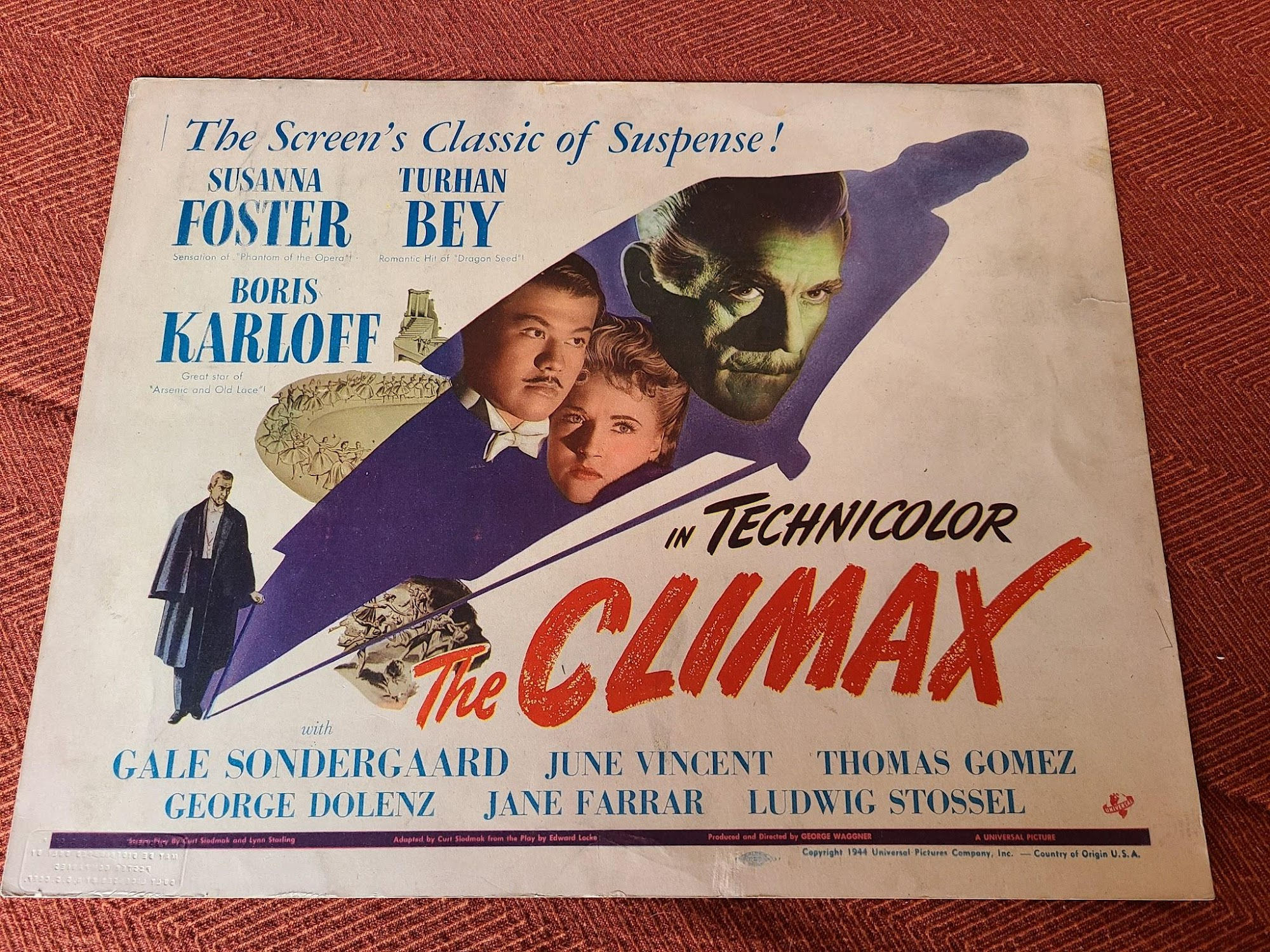 The Climax 1944 Scifi/Horror