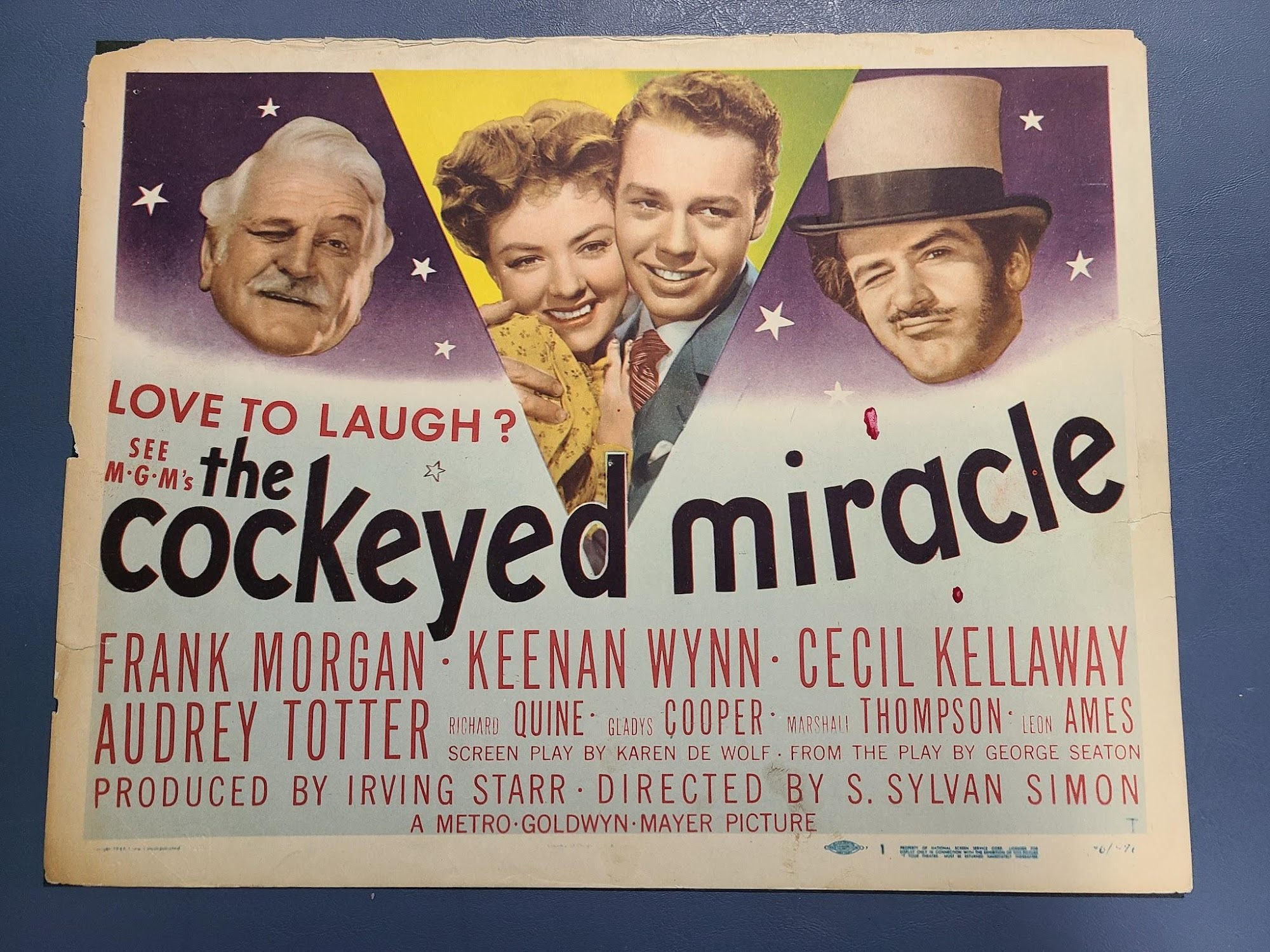 The Cockeyed Miracle 1946 Title Cards