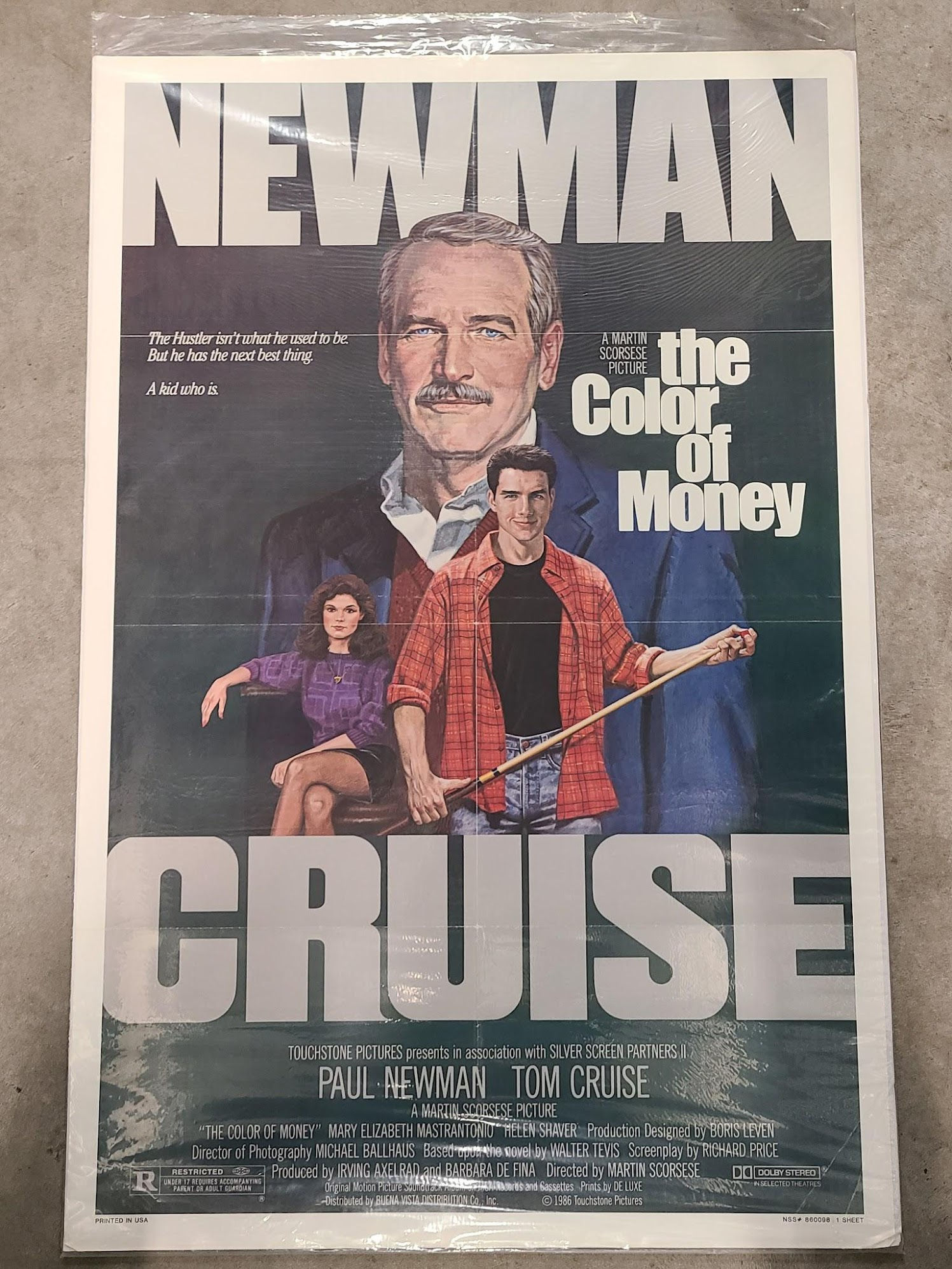 The Color Of Money 1986 1 Sheets/US