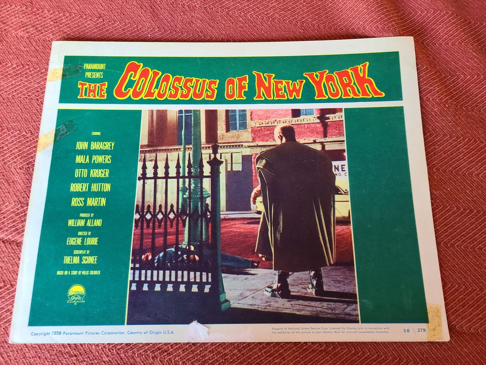 The Colossus Of New York 1958 Scifi/Horror