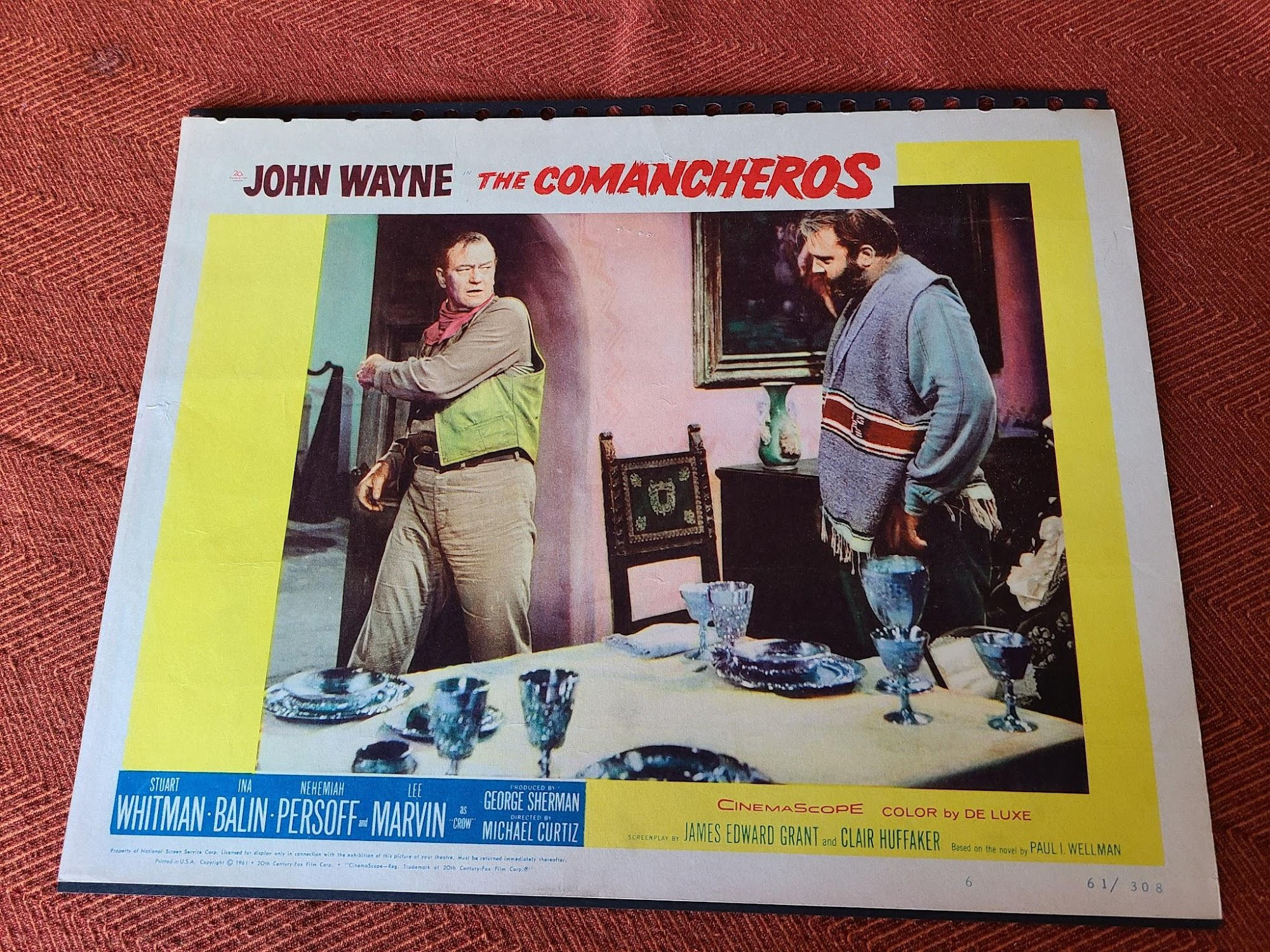 The Comancheros 1961 Western Lobby Cards