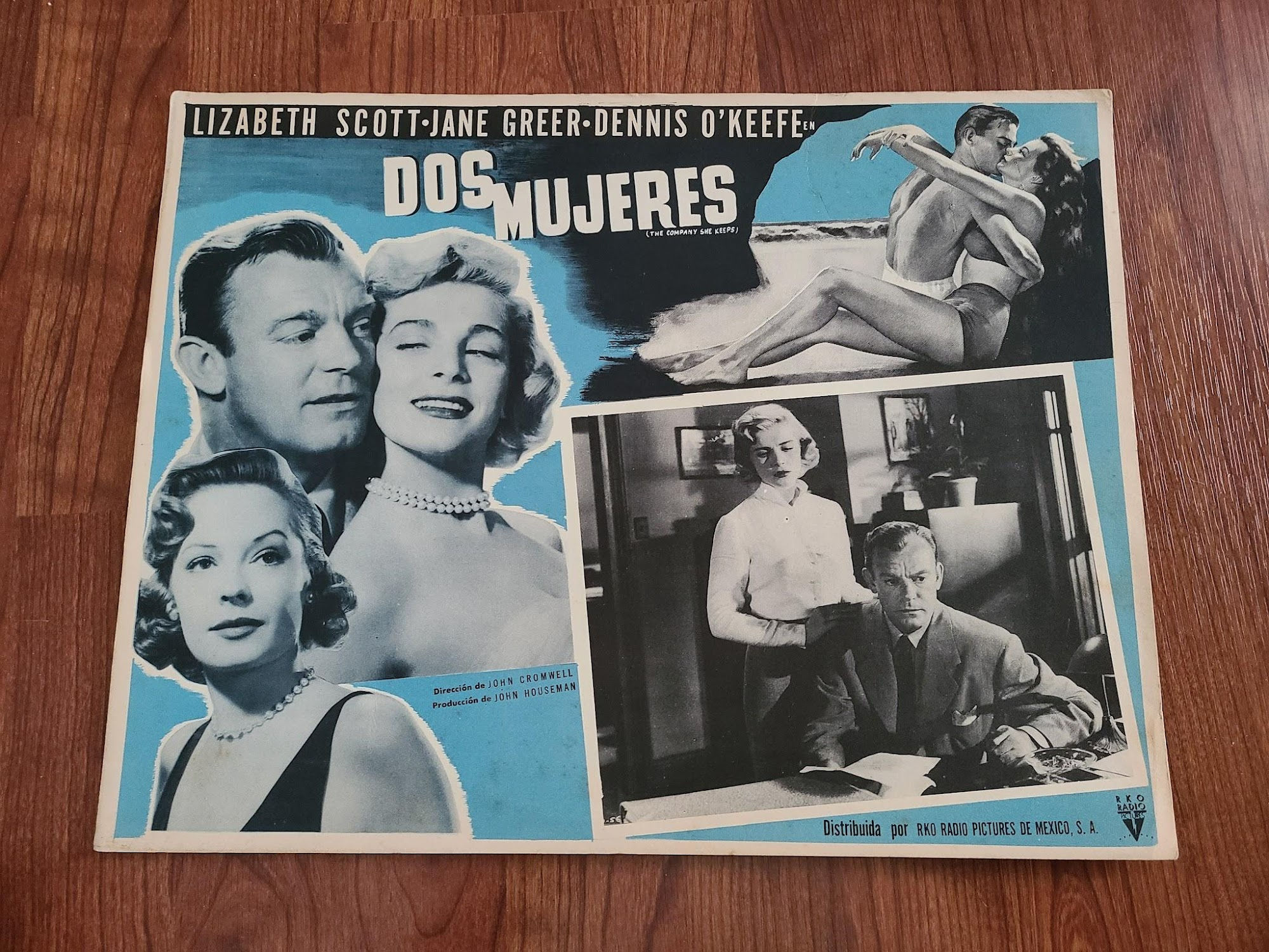 The Company She Keeps 1951 Mexican Lobby Cards