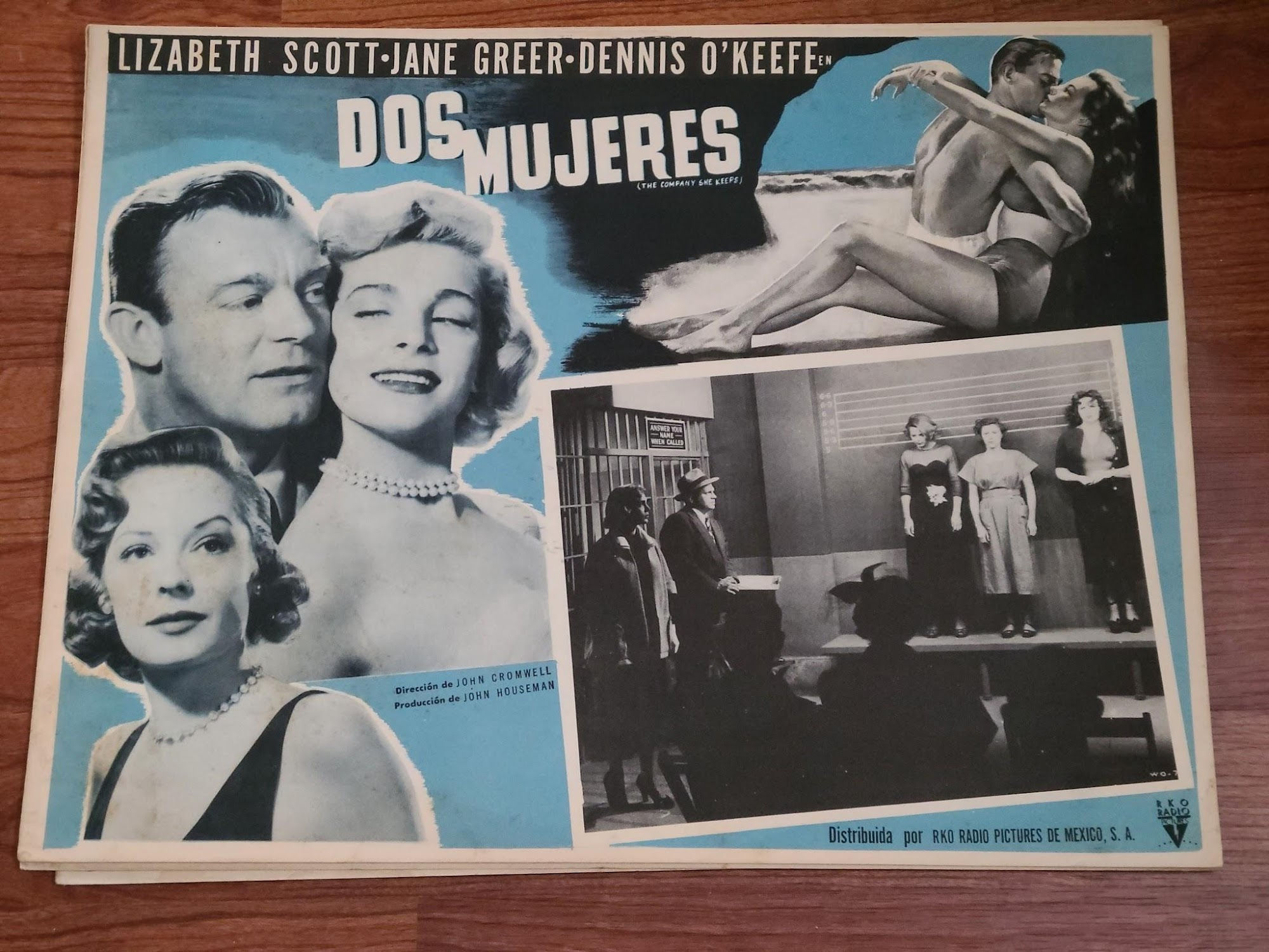 The Company She Keeps 1951 Mexican Lobby Cards
