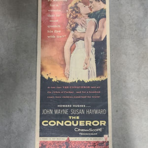 The Conqueror 1955 Inserts