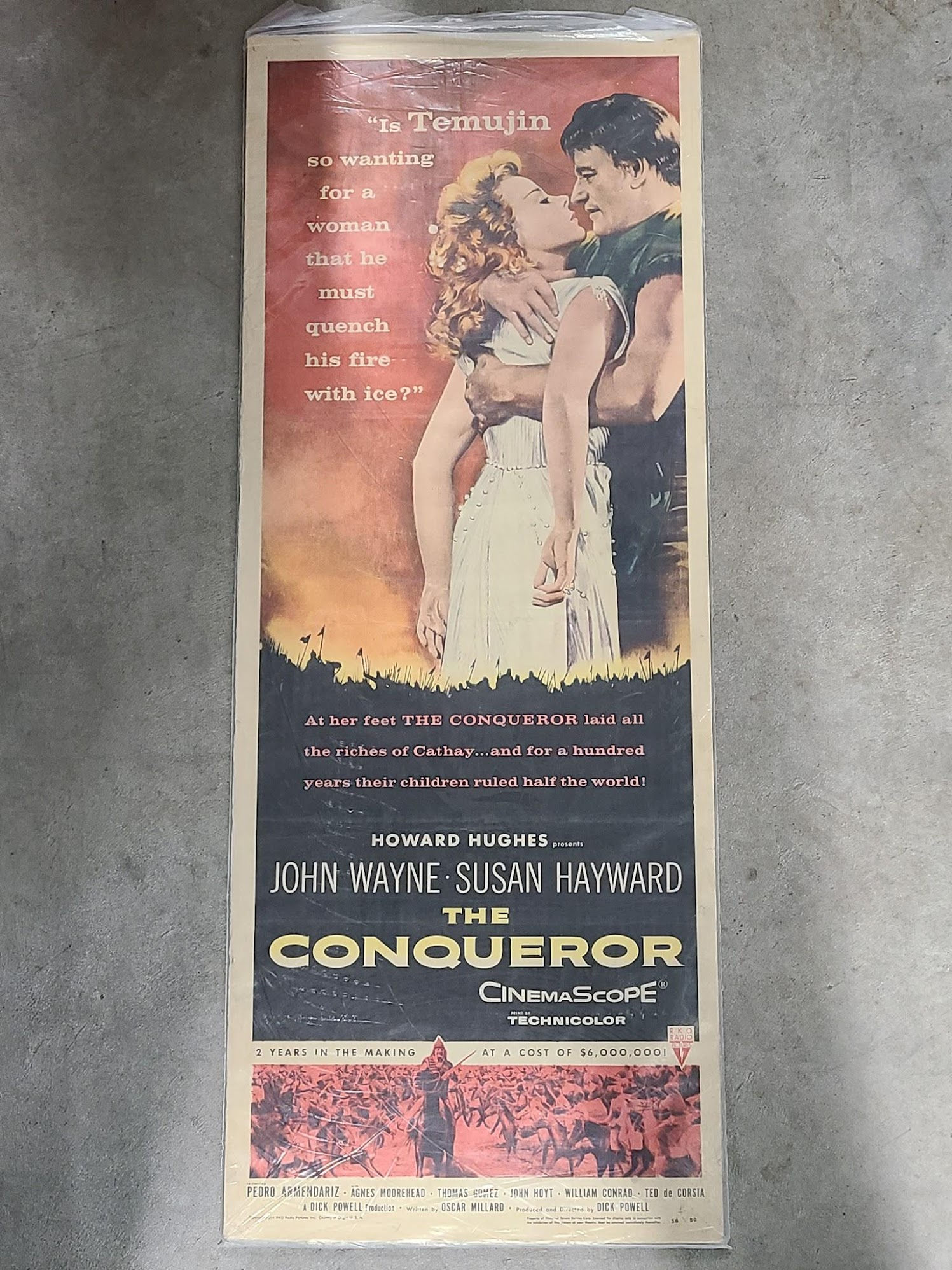 The Conqueror 1955 Inserts