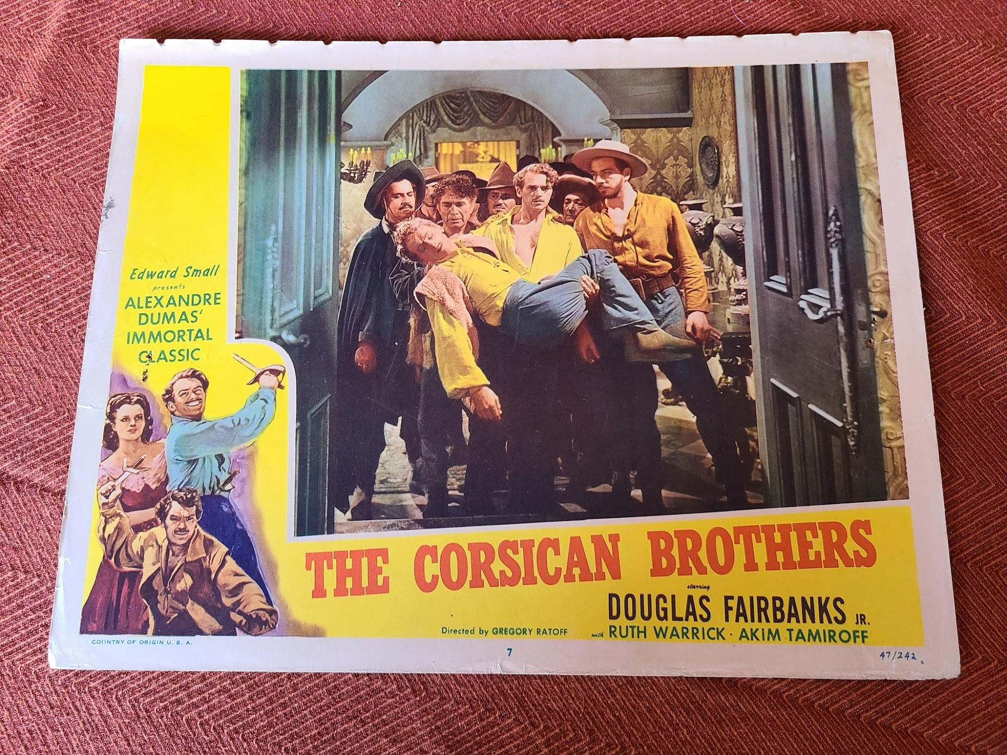 The Corsican Brothers 1941 General Lobby Cards