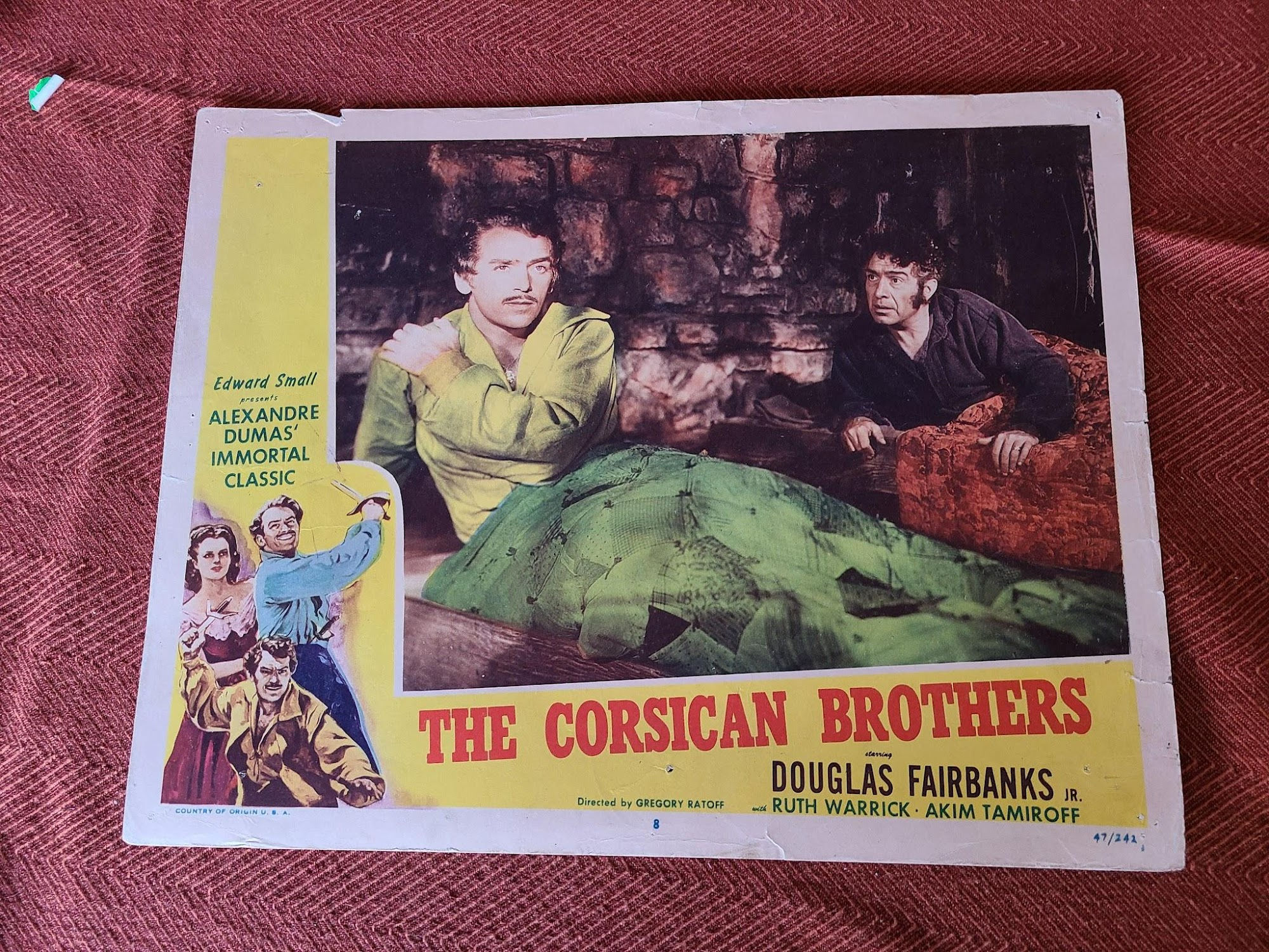 The Corsican Brothers 1941 General Lobby Cards