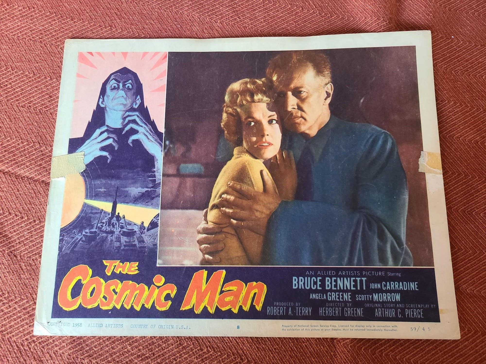 The Cosmic Man 1959 Scifi/Horror