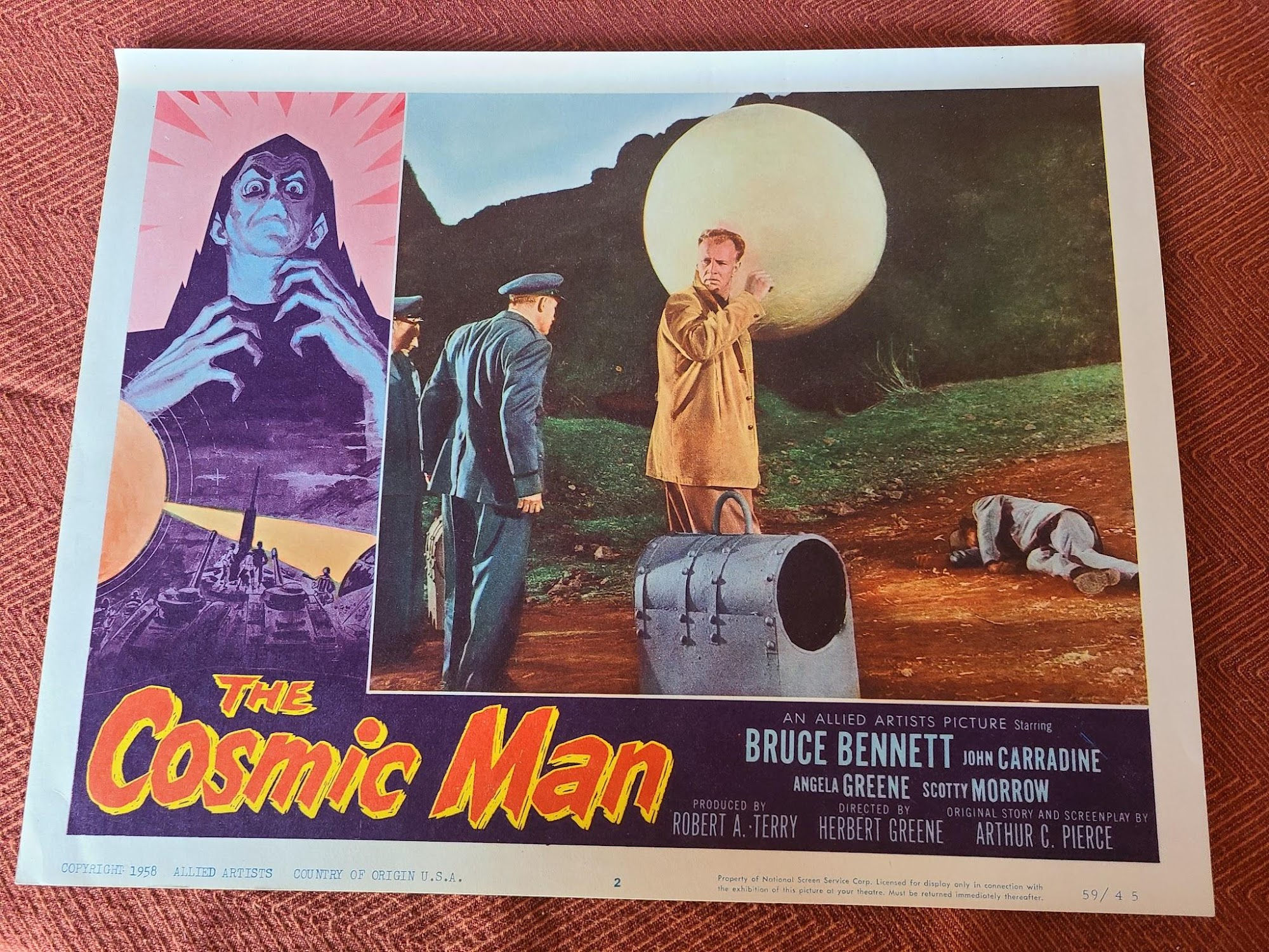 The Cosmic Man 1959 Scifi/Horror