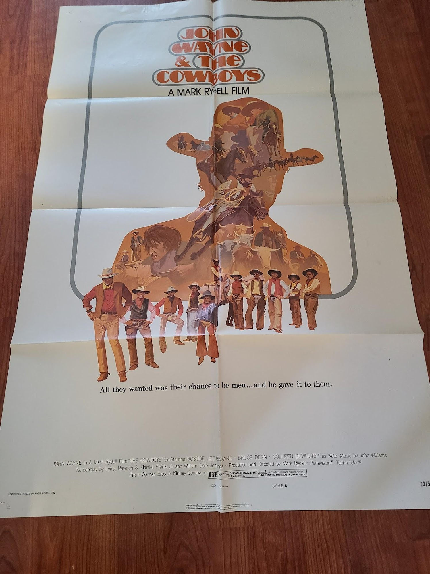The Cowboys 1972 1 Sheets/US