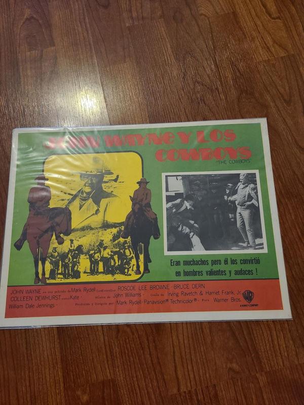 The Cowboys 1972 Mexican Lobby Cards