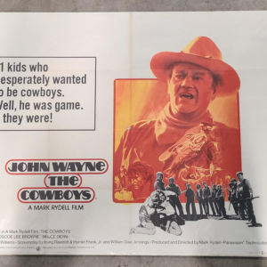 The Cowboys 1972 UK/US 30x40