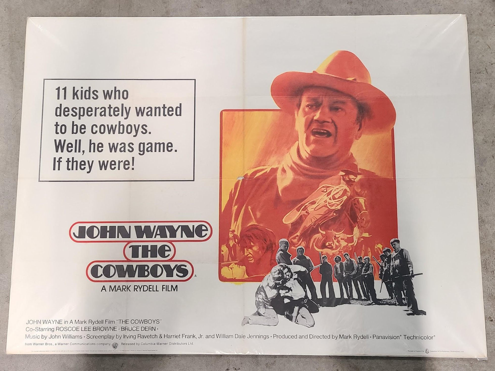 The Cowboys 1972 UK/US 30x40