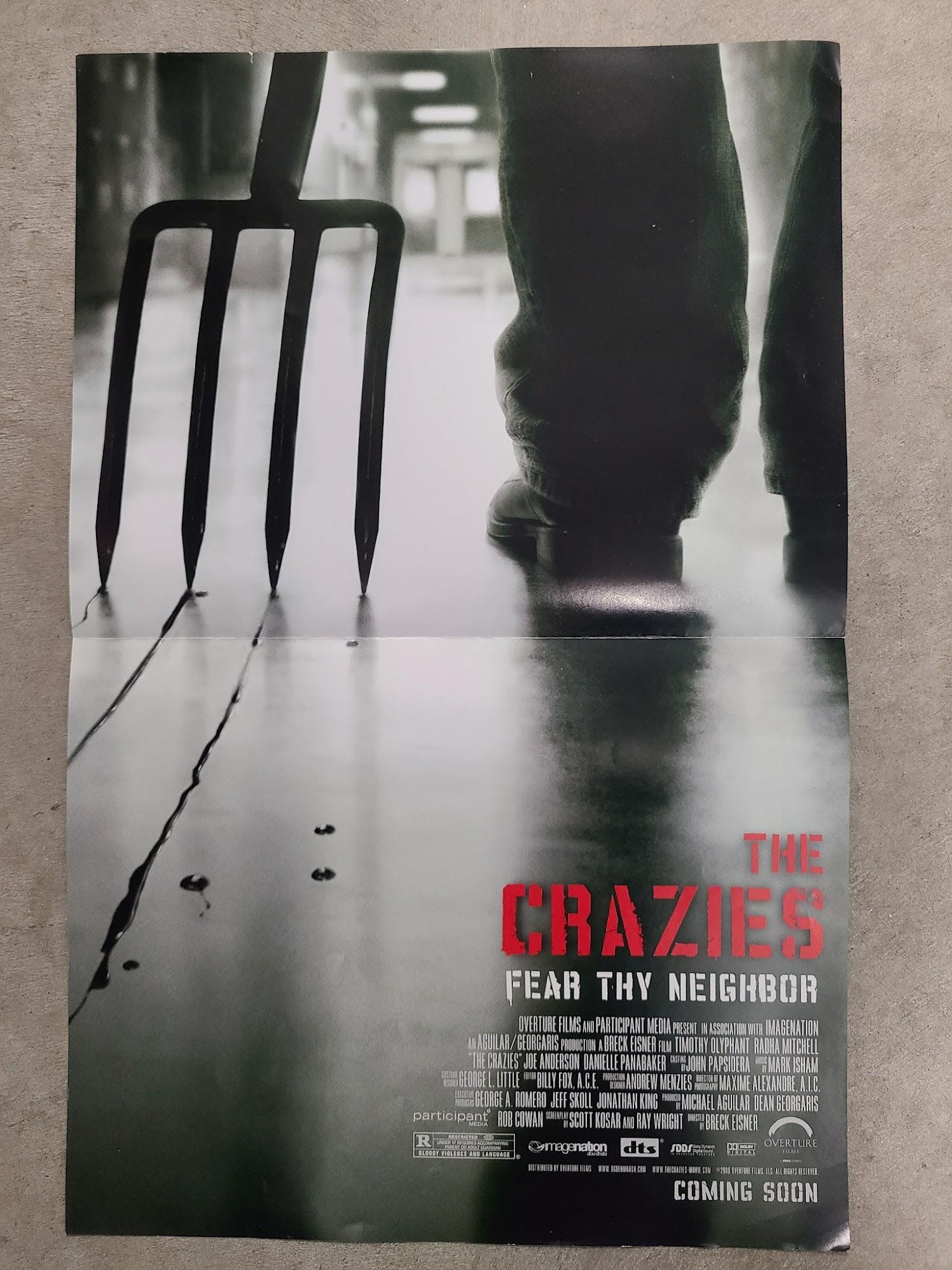 The Crazies 2009 Window Cards