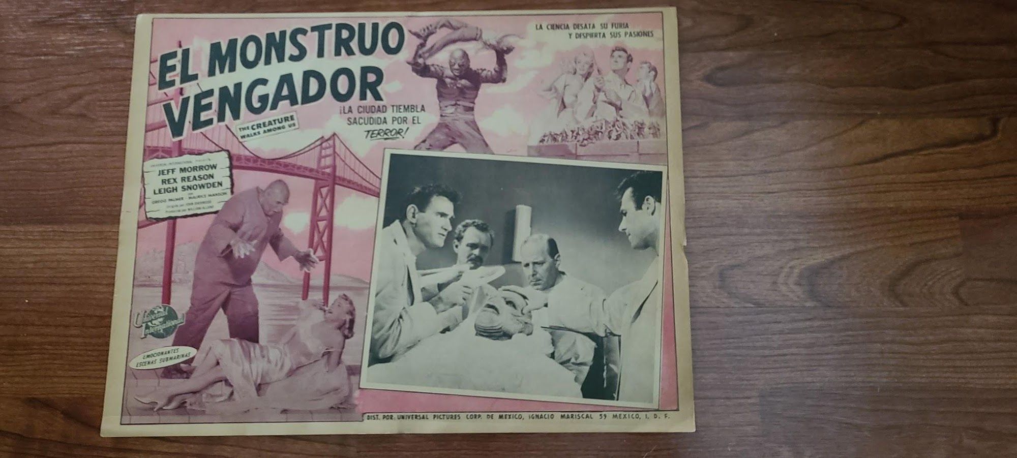 The Creature Wals Among Us 1956 Mexican Lobby Cards