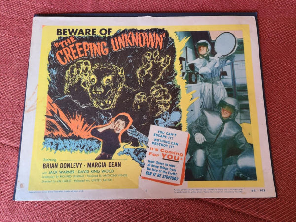 The Creeping Unknown 1956 Scifi/Horror