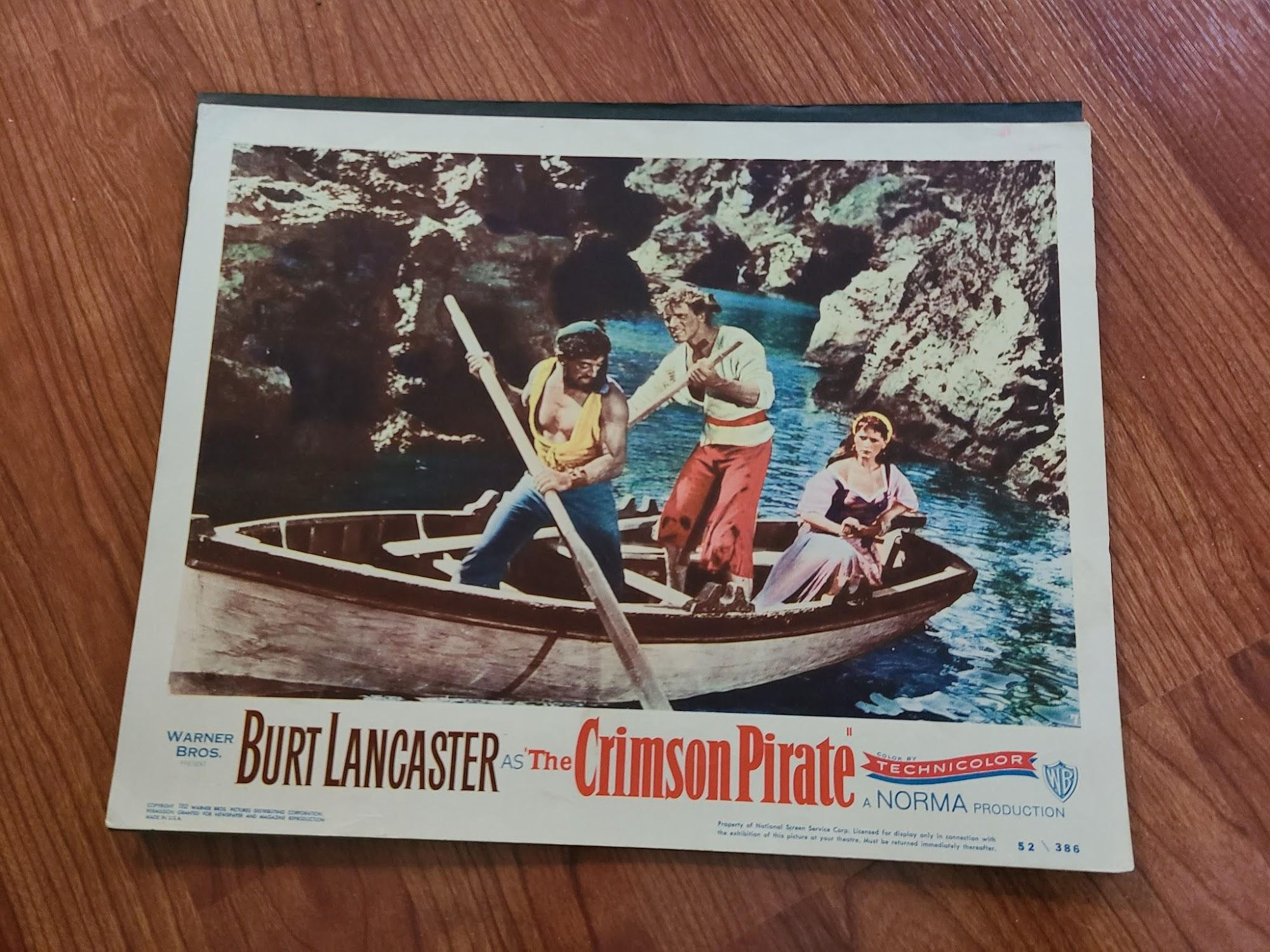 The Crimson Pirate 1952 General Lobby Cards