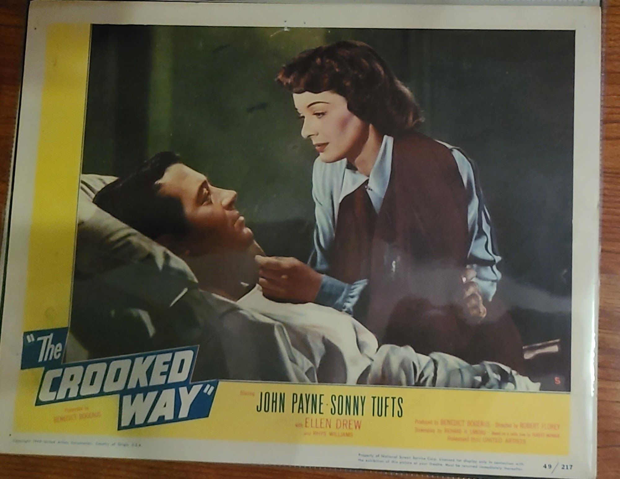 The Crooked Way 1949 General Lobby Cards