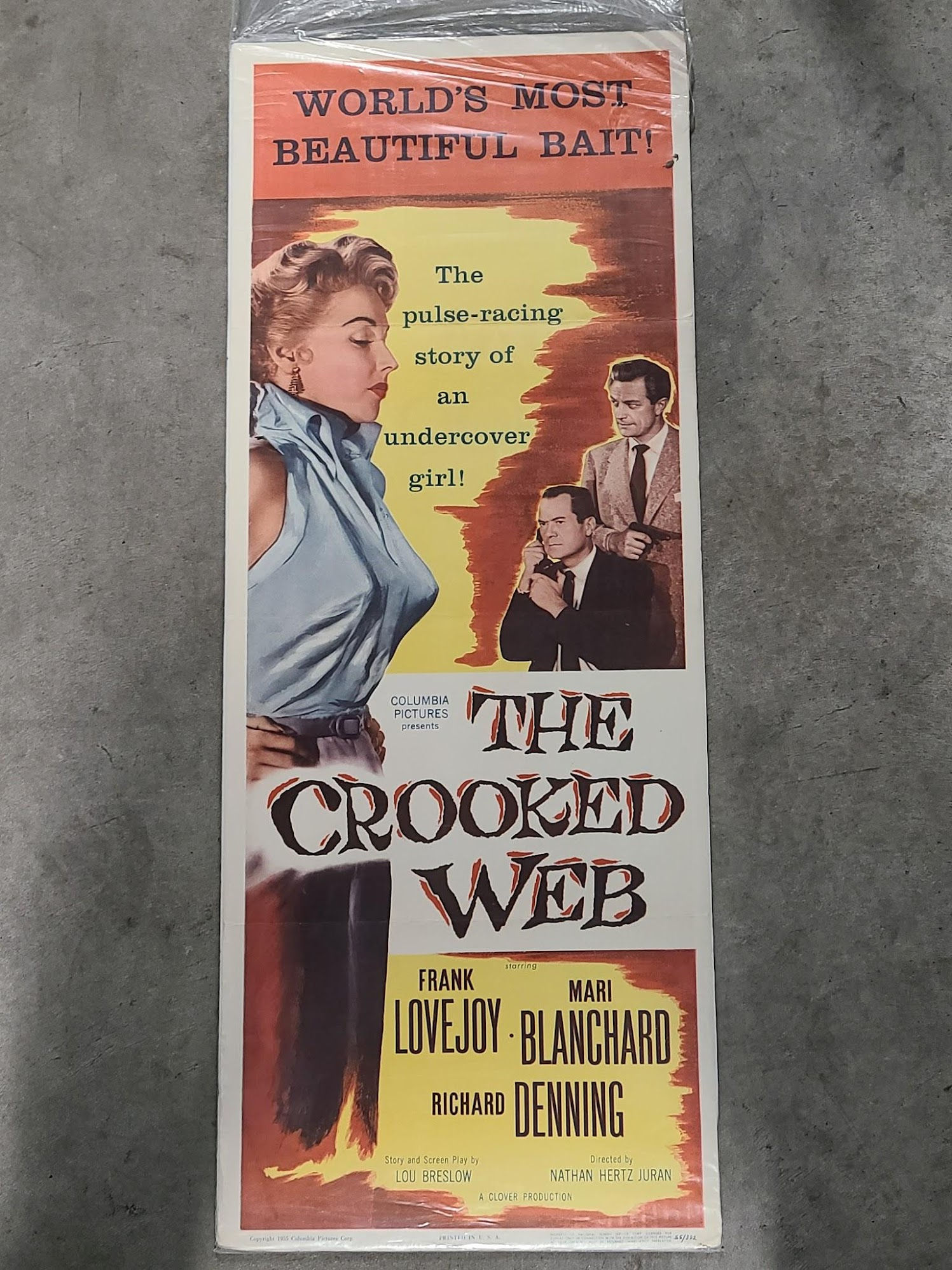 The Crooked Web 1955 Inserts