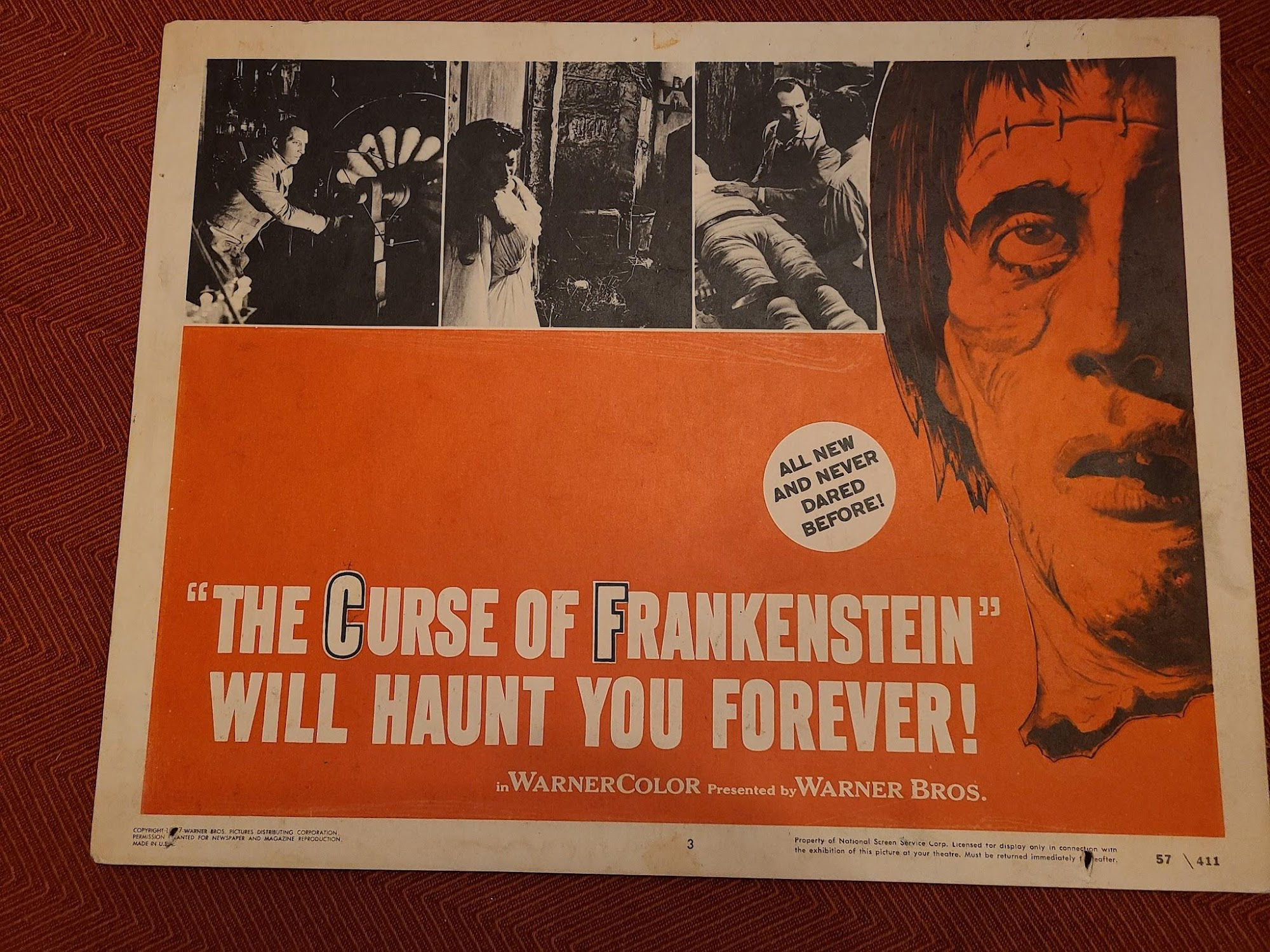 The Curse Of Frankenstein 1957 Scifi/Horror