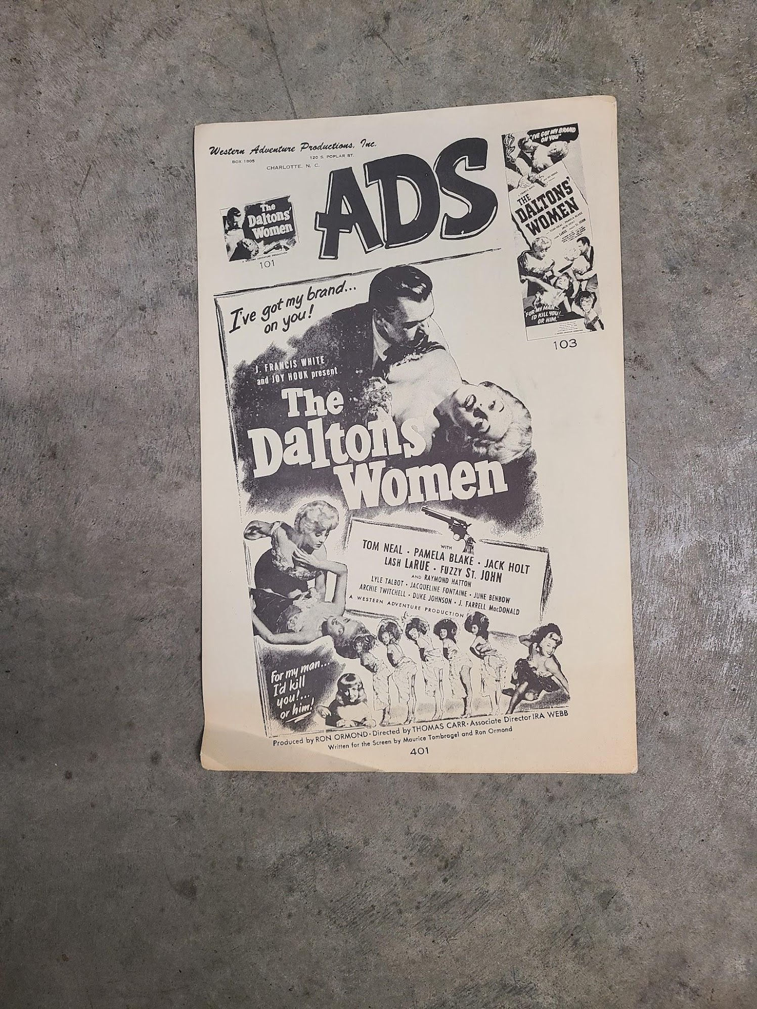 The Daltons' Women 1951 Press Books
