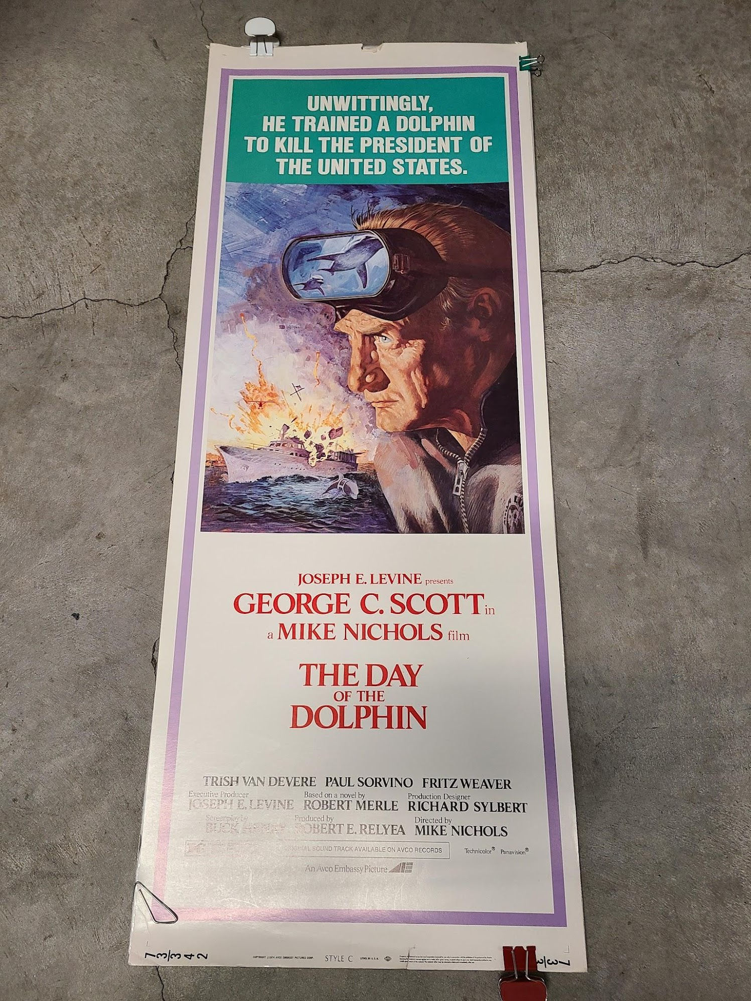 The Day Of The Dolphin 1973 Inserts