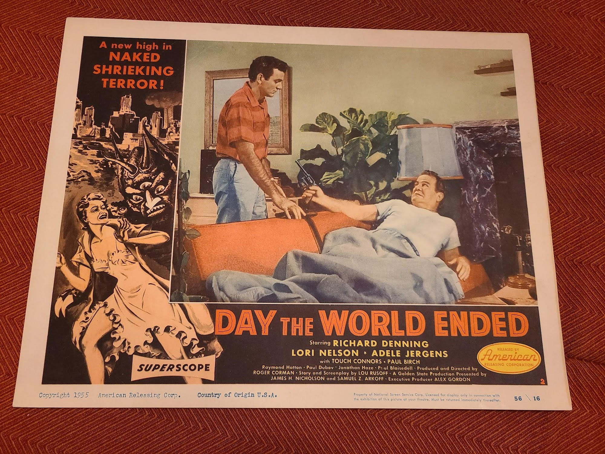 The Day The World Ended 1956 Scifi/Horror