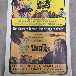 The Deadly Bees/ The Vulture 1967 1 Sheets/US