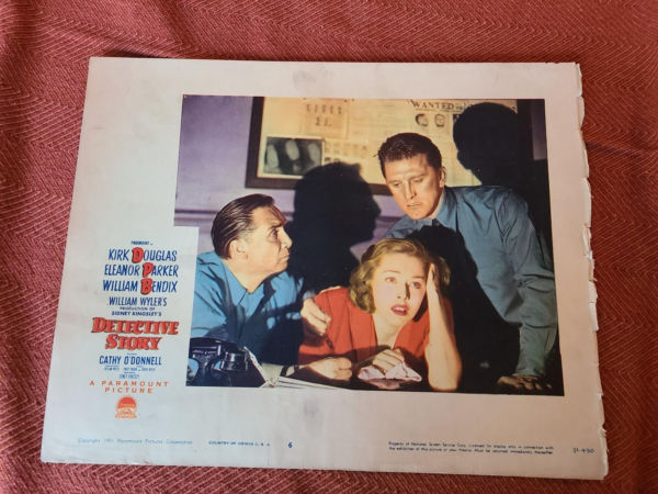 The Detective Story 1951 General Lobby Cards