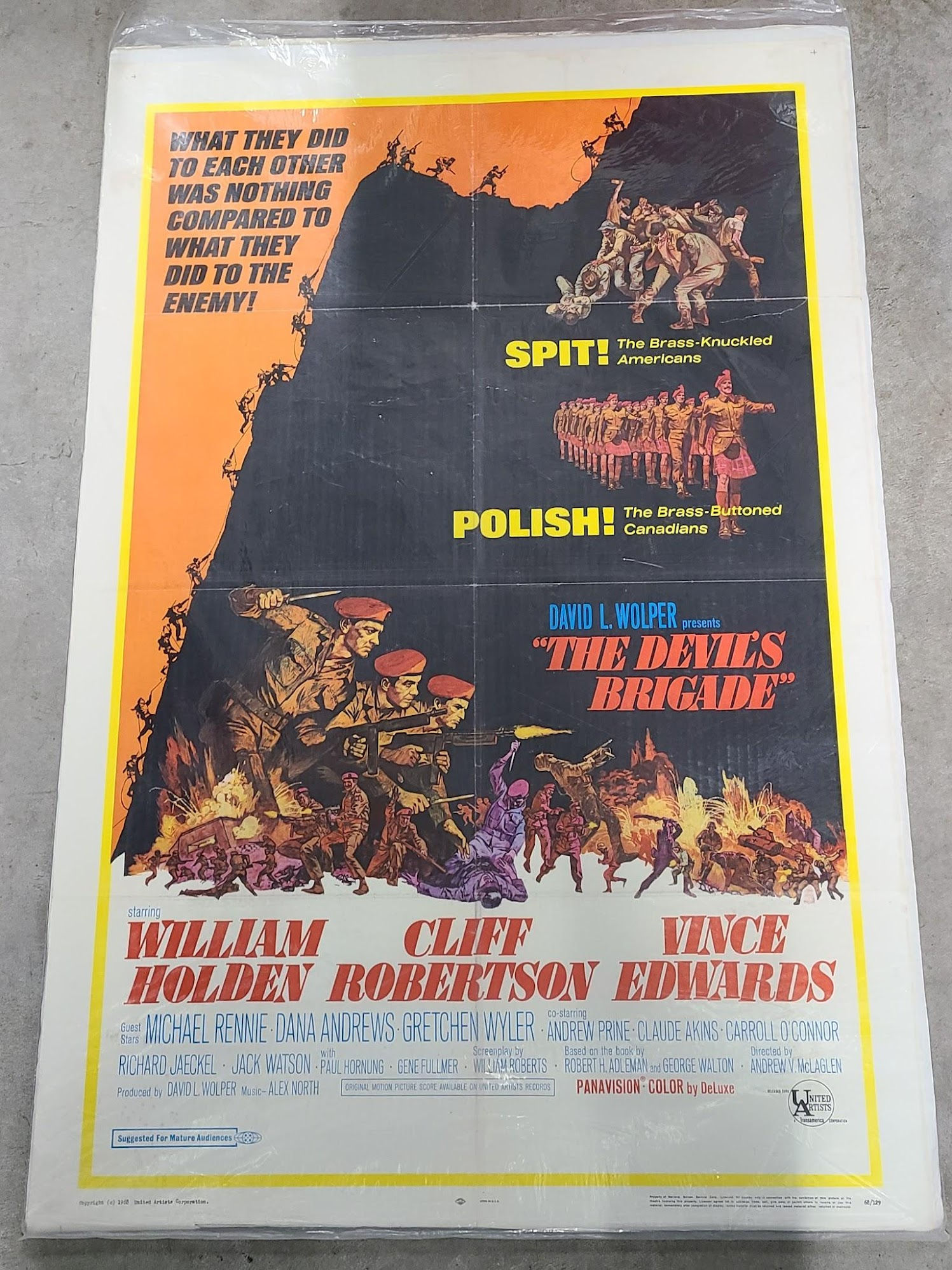 The Devil's Brigade 1968 1 Sheets/US