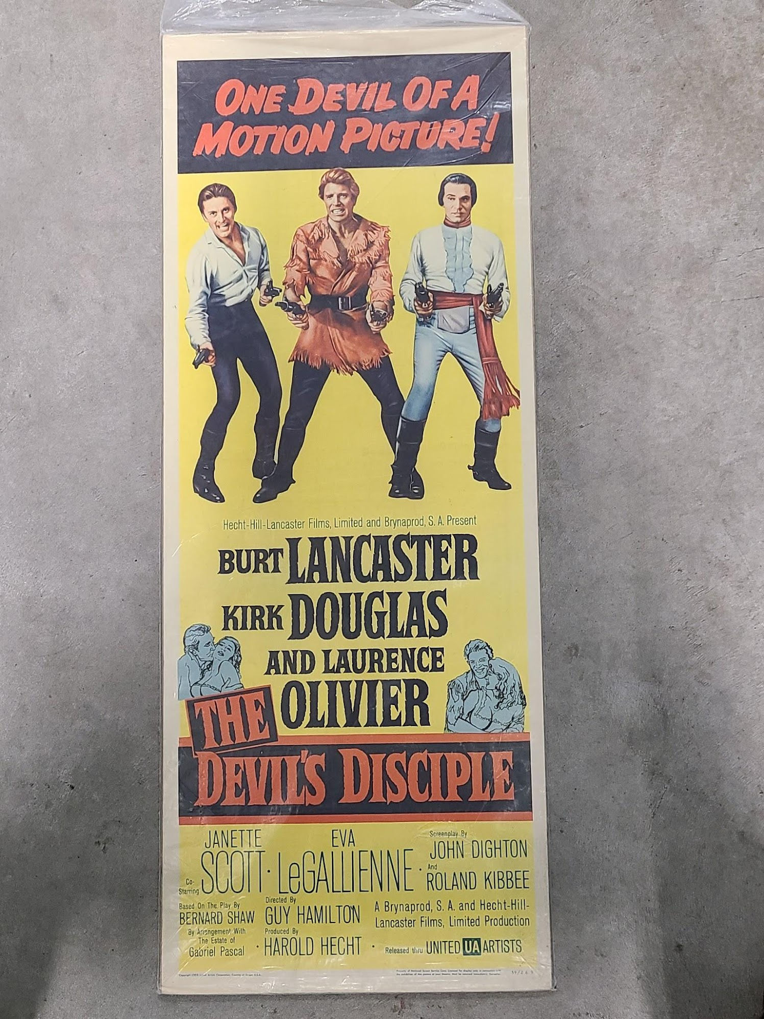 The Devil's Disciple 1959 Inserts