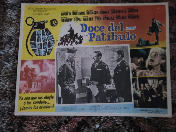 The Dirty Dozen 1967 Mexican Lobby Cards
