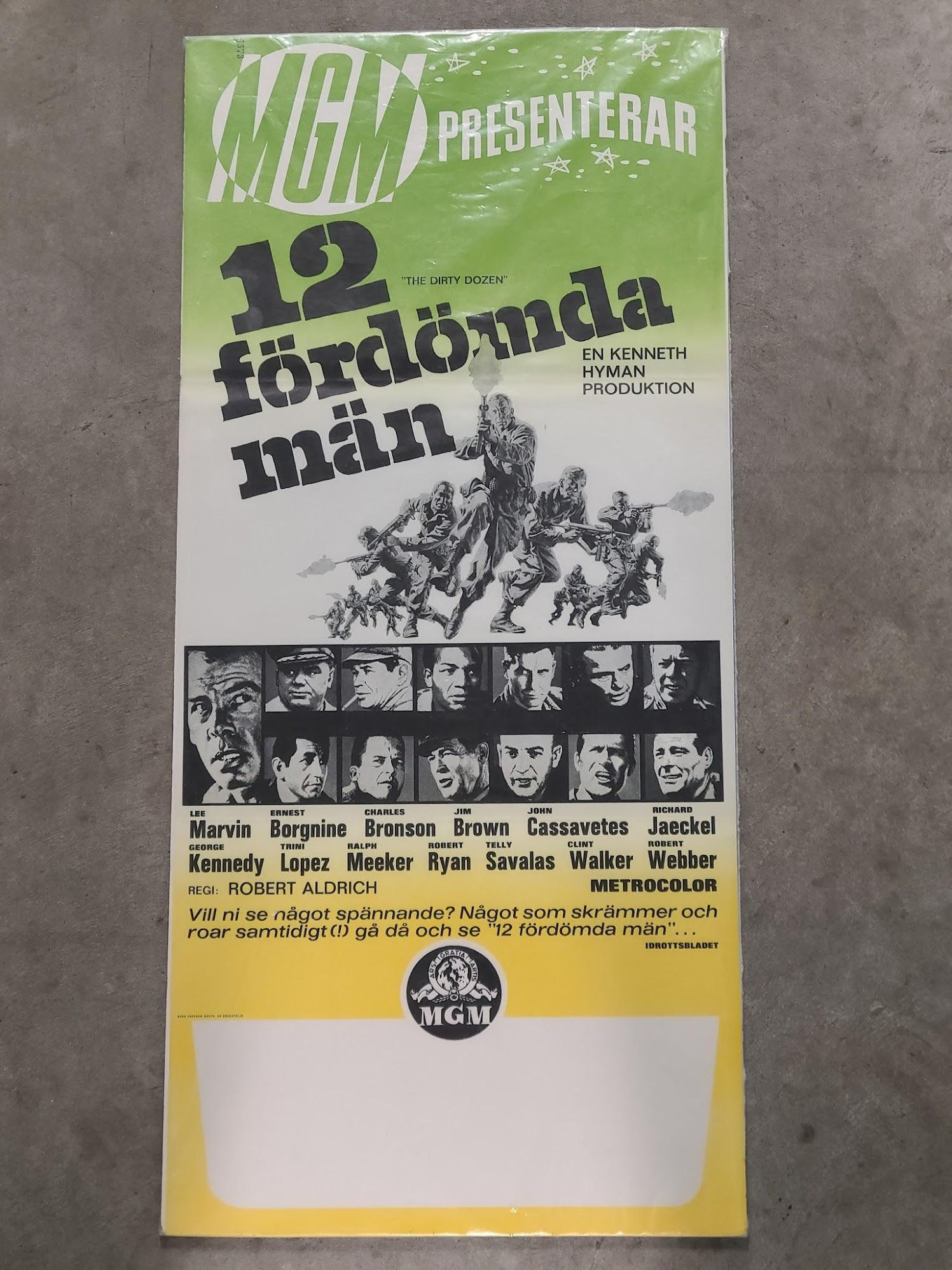 The Dirty Dozen 1967 Swedish Slope